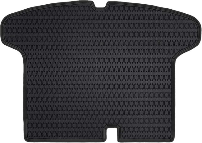 Car Rubber Cargo Mat Liner Custom Fit for Nissan Kicks 2018 2019 2020 2021 2022 2023 2024 Odorless Washable Heavy Duty Anti-Slip All Weather Protection Car Trunk Cargo Mat Black