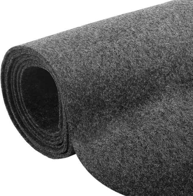 78"x40" Grey Underfelt Carpet for Speaker, Sub Box Carpet, Auto, RV, Boat, Marine, Truck, Car Trunk Felt Fabric Material